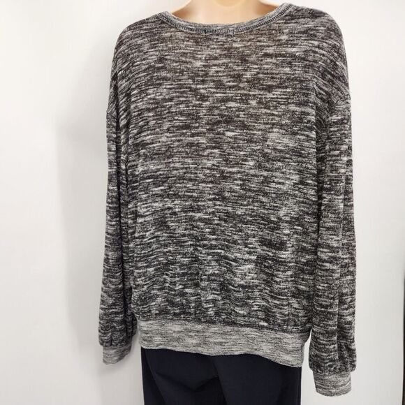 Coco + Jaimeson Crossover Yoga Cover-Up Sweater Top Long Sleeve - Picture 4 of 7